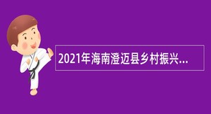 2021年海南澄迈县乡村振兴指导员（党建工作指导员）招聘公告
