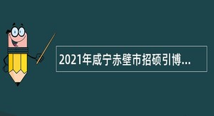 2021年咸宁赤壁市招硕引博及引进急需紧缺人才公告