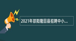 2021年邵阳隆回县招聘中小学（职业中专）教师公告