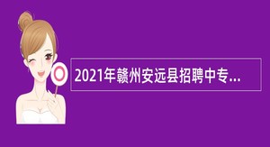 2021年赣州安远县招聘中专专业课教师、高中日语教师公告