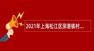 2021年上海松江区泖港镇村居招聘公告