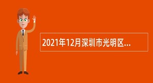 2021年12月深圳市光明区政务服务数据管理局招聘一般类岗位专干公告