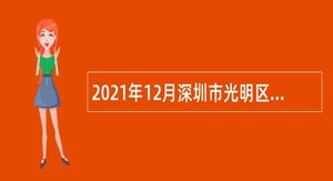 2021年12月深圳市光明区工业和信息化局招聘一般类岗位专干公告