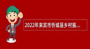 2022年来宾市忻城县乡村振兴局招聘编外聘用人员公告