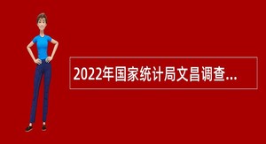 2022年国家统计局文昌调查队招聘公告（海南）