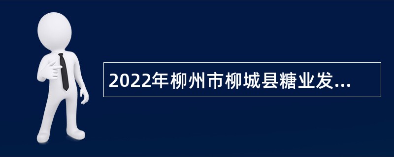 2022年柳州市柳城县糖业发展服务中心编外合同制工作人员招聘公告
