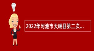 2022年河池市天峨县第二次自主招聘教师公告