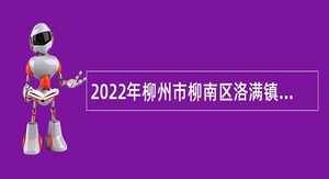 2022年柳州市柳南区洛满镇人民政府招聘公告