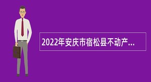 2022年安庆市宿松县不动产登记中心招聘公告