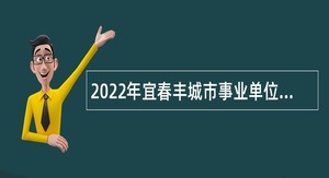 2022年宜春丰城市事业单位引进高层次人才及招聘考试公告（119人）