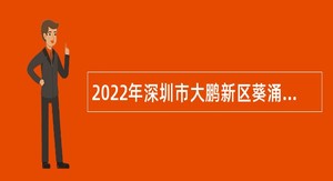 2022年深圳市大鹏新区葵涌办事处招聘编外人员公告