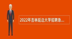 2022年吉林延边大学招聘急需紧缺人才公告
