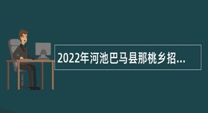 2022年河池巴马县那桃乡招聘社会保障服务中心工作人员公告