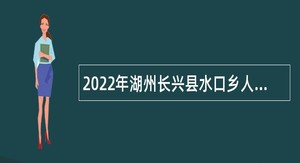 2022年湖州长兴县水口乡人民政府招聘编外人员公告