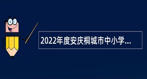 2022年度安庆桐城市中小学引进高校优秀毕业生公告