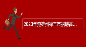 2023年楚雄州禄丰市招聘高中教师紧缺人才公告