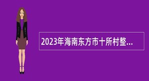 2023年海南东方市十所村整体搬迁安置项目招聘工作人员公告（第1号）