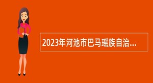2023年河池市巴马瑶族自治县自主招聘教师公告