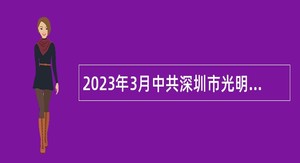 2023年3月中共深圳市光明区委政法委员会招聘特聘专干、一般专干公告