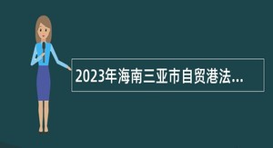 2023年海南三亚市自贸港法律服务中心招聘公告（第1号）