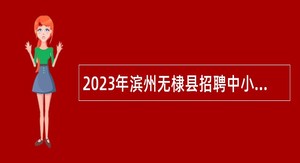 2023年滨州无棣县招聘中小学教师和幼儿园教师（人员控制总量管理）简章