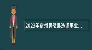 2023年宿州灵璧县选调事业单位工作人员公告
