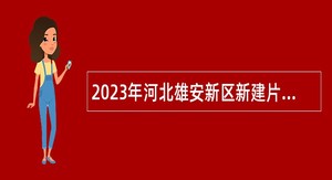 2023年河北雄安新区新建片区面向全国招聘教师公告