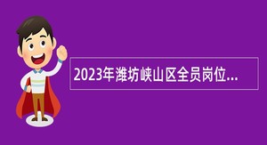 2023年潍坊峡山区全员岗位聘任制人才招聘公告