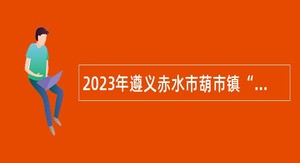 2023年遵义赤水市葫市镇“一村一名大学生”招聘公告
