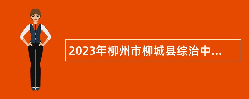 2023年柳州市柳城县综治中心招聘综治网格员公告