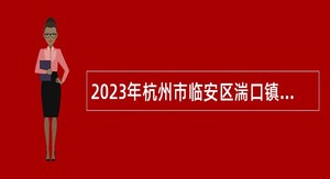 2023年杭州市临安区湍口镇人民政府招聘编外人员公告