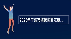 2023年宁波市海曙区鄞江镇人民政府招聘编外人员招聘公告