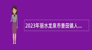 2023年丽水龙泉市查田镇人民政府招聘儿童福利工作者公告