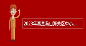2023年秦皇岛山海关区中小学定向招聘教师公告