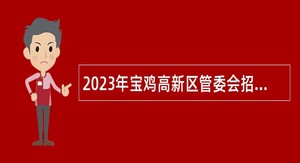 2023年宝鸡高新区管委会招聘公告