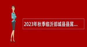 2023年秋季临沂郯城县县属国有企业招聘工作人员公告
