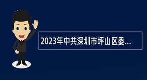 2023年中共深圳市坪山区委党校选聘技术类职员公告