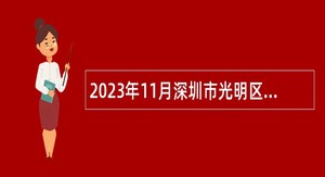 2023年11月深圳市光明区纪委监委招聘一般专干公告