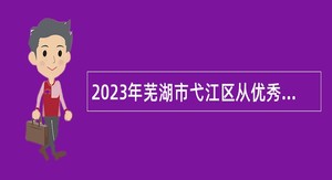 2023年芜湖市弋江区从优秀社区（村）党组织书记中定向招聘街道事业单位人员公告