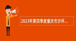 2023年第四季度重庆市沙坪坝区教育事业单位招聘工作人员公告