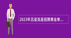 2023年吕梁岚县招聘事业单位和本科及以上学历毕业生到村工作人员公告