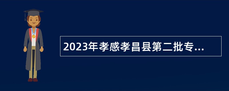 2023年孝感孝昌县第二批专项急需紧缺专业技术人才引进公告