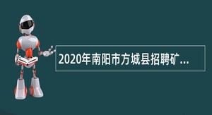 2020年南阳市方城县招聘矿产资源服务站人员公告