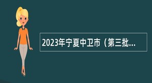2023年宁夏中卫市（第三批）事业单位自主招聘高层次青年人才公告