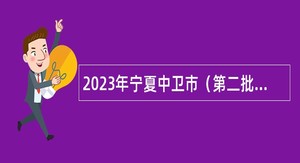 2023年宁夏中卫市（第二批）事业单位自主招聘高层次青年人才公告