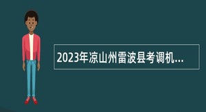 2023年凉山州雷波县考调机关事业单位人员公告