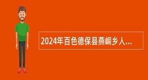 2024年百色德保县燕峒乡人民政府招聘公告