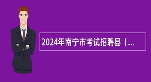 2024年南宁市考试招聘县（市、区）、 开发区中小学教师简章
