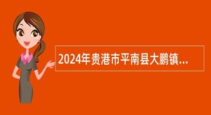 2024年贵港市平南县大鹏镇人民政府招聘公告