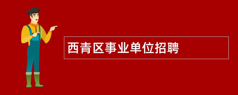 西青区事业单位招聘